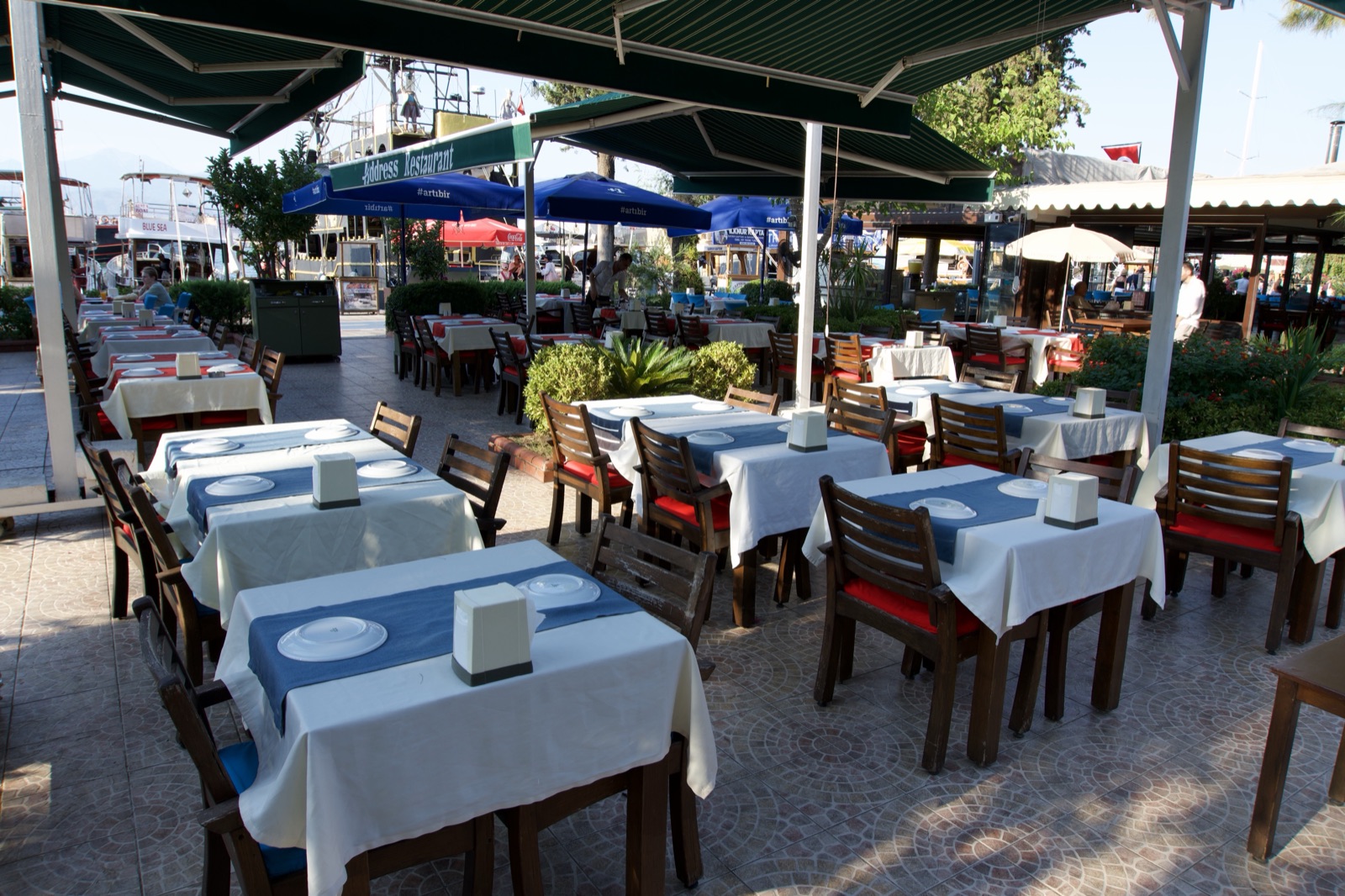 Address Fethiye marina manzaralı teras